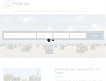 Tablet Screenshot of bps-service.de